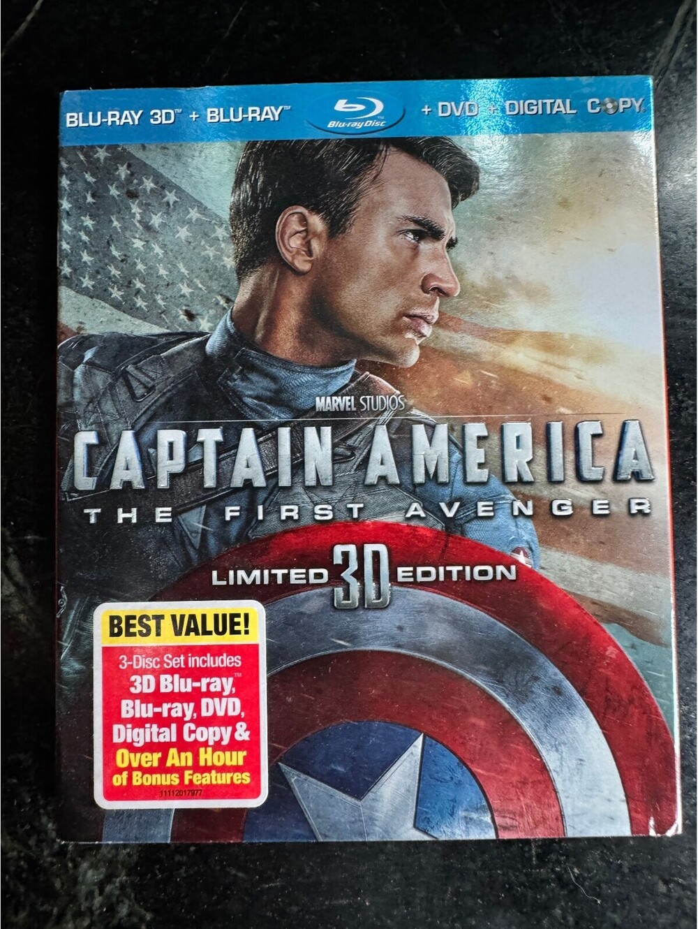 Captain America: The First Avenger Limited 3D Edition (3-Disc Set)